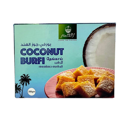 Flavory Coconut Candy (Thenga Mittai), Traditional South Indian Sweet Made with Coconut, Sugar & Spices, Healthy & Flavorful, 120g