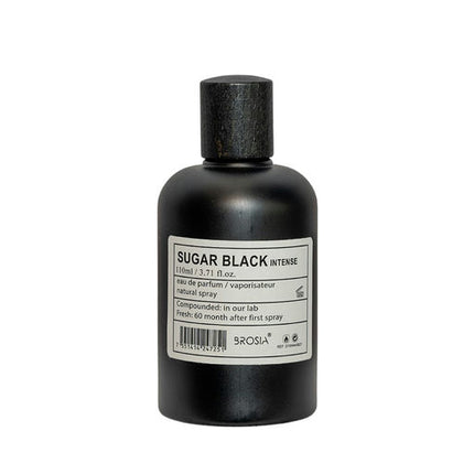 Brosia Suger Black Intense EDP 100ml for Men – Bold Spicy & Woody Perfume with Bergamot, Amber & Tonka – Long-Lasting Eau de Parfum
