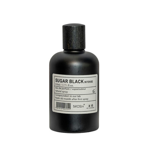 Brosia Suger Black Intense EDP 100ml for Men – Bold Spicy & Woody Perfume with Bergamot, Amber & Tonka – Long-Lasting Eau de Parfum