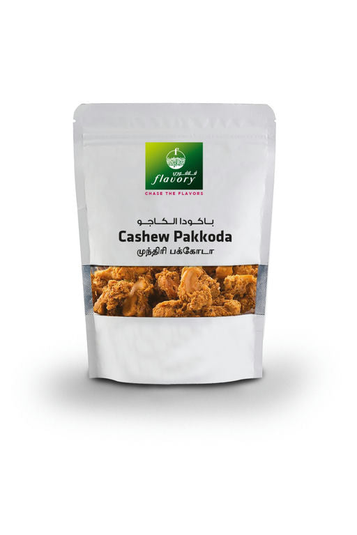 Flavory Cashew Pakkoda (South Indian Savory Snack), Crispy Snack Made with Cashews, Gram Flour & Spices, 100g