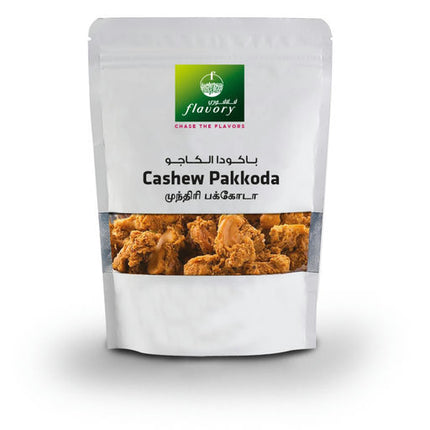 Flavory Cashew Pakkoda (South Indian Savory Snack), Crispy Snack Made with Cashews, Gram Flour & Spices, 100g