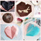 Buy and Bill 3D Diamond Heart Shape Chocolate Mold with 4pc mini Hammer - Perfect for Creative Baking!