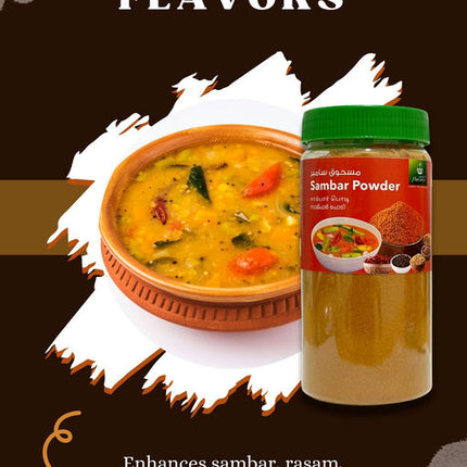 Flavory Sambar Podi Powder, Authentic South Indian Spice Blend, Rich in Flavor & Nutrients, Perfect for Sambar, Stews, and More, 250g